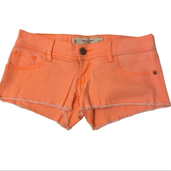 ABERCROMBIE & Fitch neon shorts. Size 00. - Picture 1 of 7